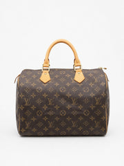 Louis Vuitton Speedy 30 Brown Canvas